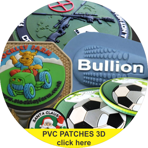 PVC Custom Patches 2D/3D